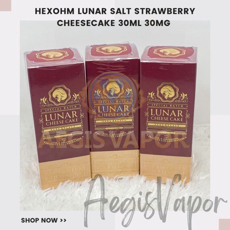 LUNAR HEXOHM STRAWBERRY CHEESECAKE SALT 30ML 30MG