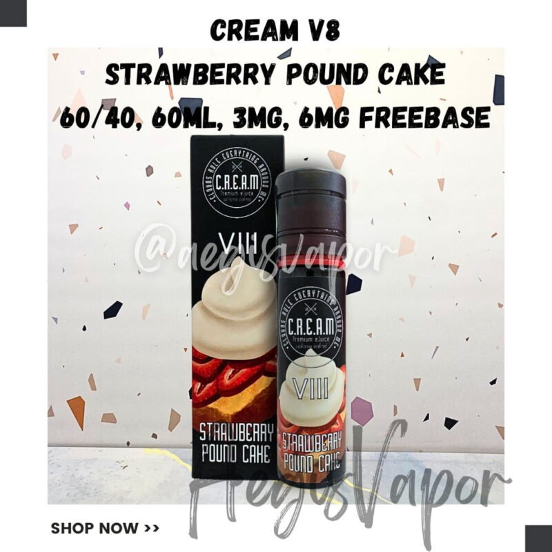 EJM Cream VIII Strawberry Poundcake FB 60ml