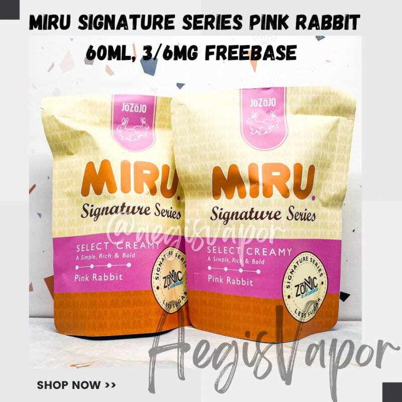 MIRU SIGNATURE PINK RABBIT 60ML FREEBASE