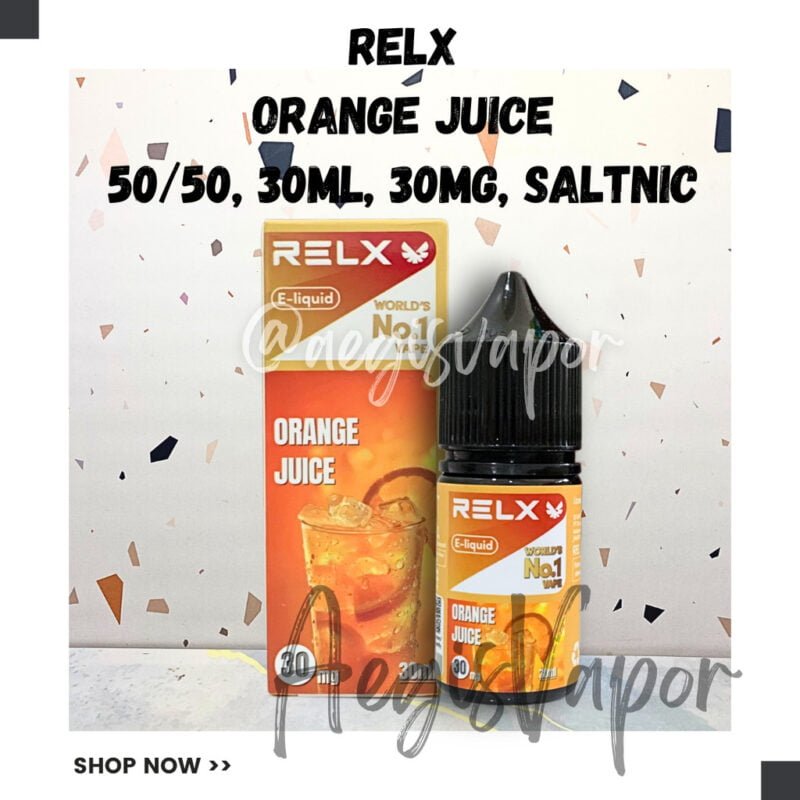 RELX ORANGE JUICE SALTNIC  30ML 30MG