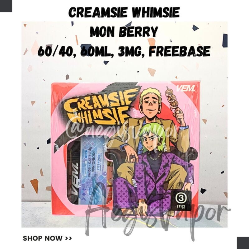 CREAMSIE WHIMSIE MON BERRY V2 60ML FREEBASE