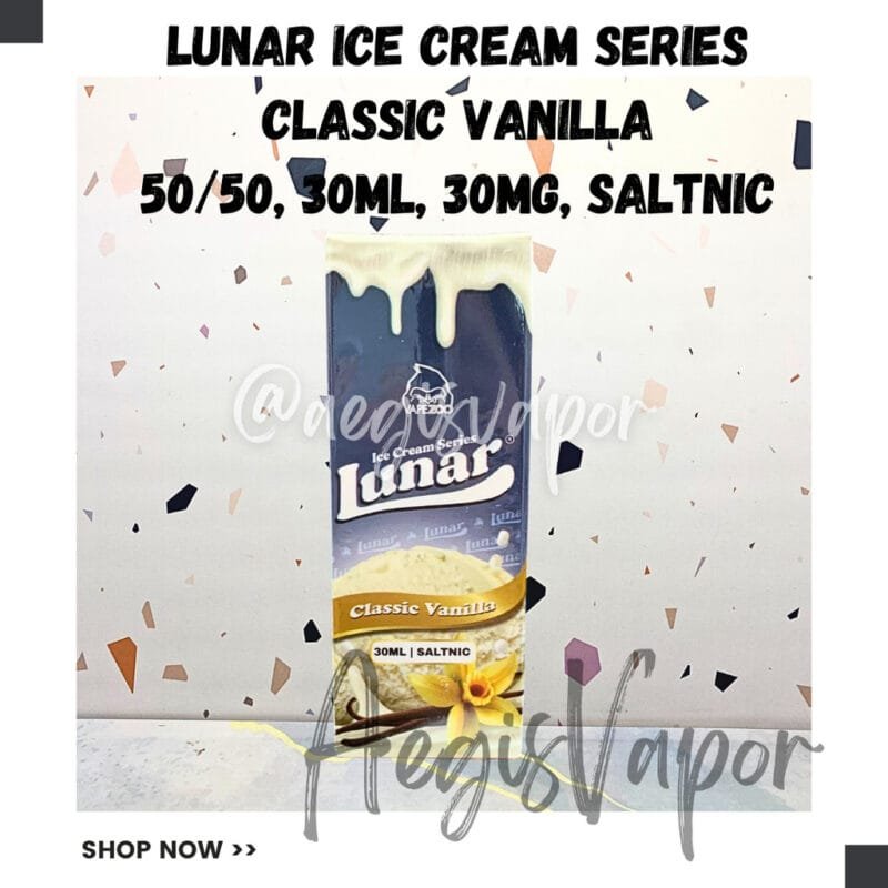 LUNAR ICE CREAM VANILLA SALTNIC 30ML 30MG