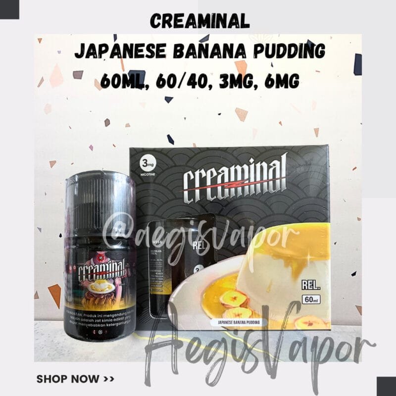 CREAMINAL JAPANESE BANANA PUDDING 60ML