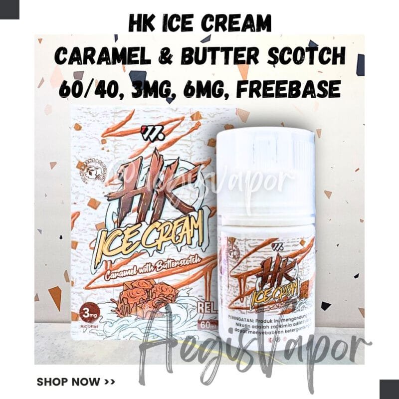 Happi Krunch Caramel Butterscoth Ice Cream FB 60ml