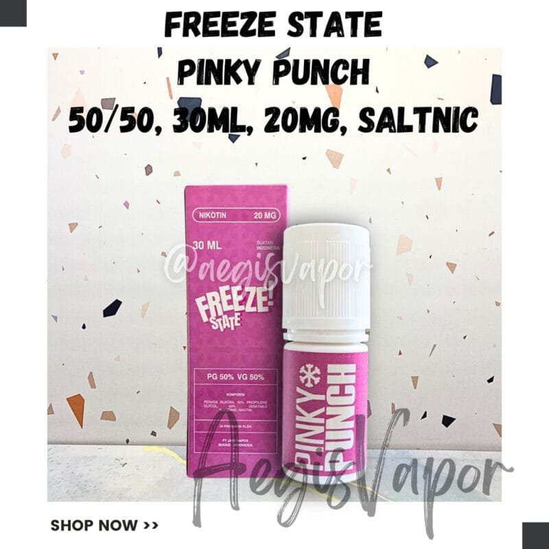 Freeze State Pinky Punch Peach 30ml 30mg Salt Nic
