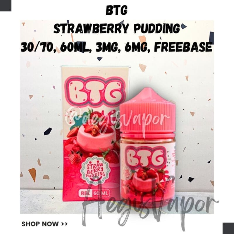 BTG Strawberry Pudiding 60ml Freebase