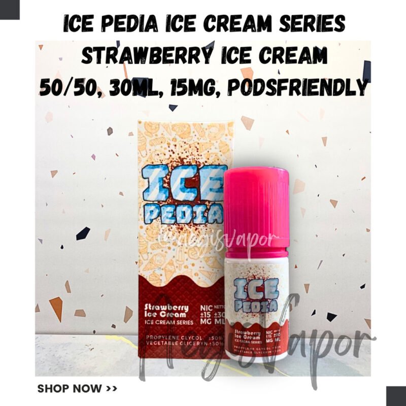 Ice Pedia Ice Cream Strawberry 30ml 15mgrm