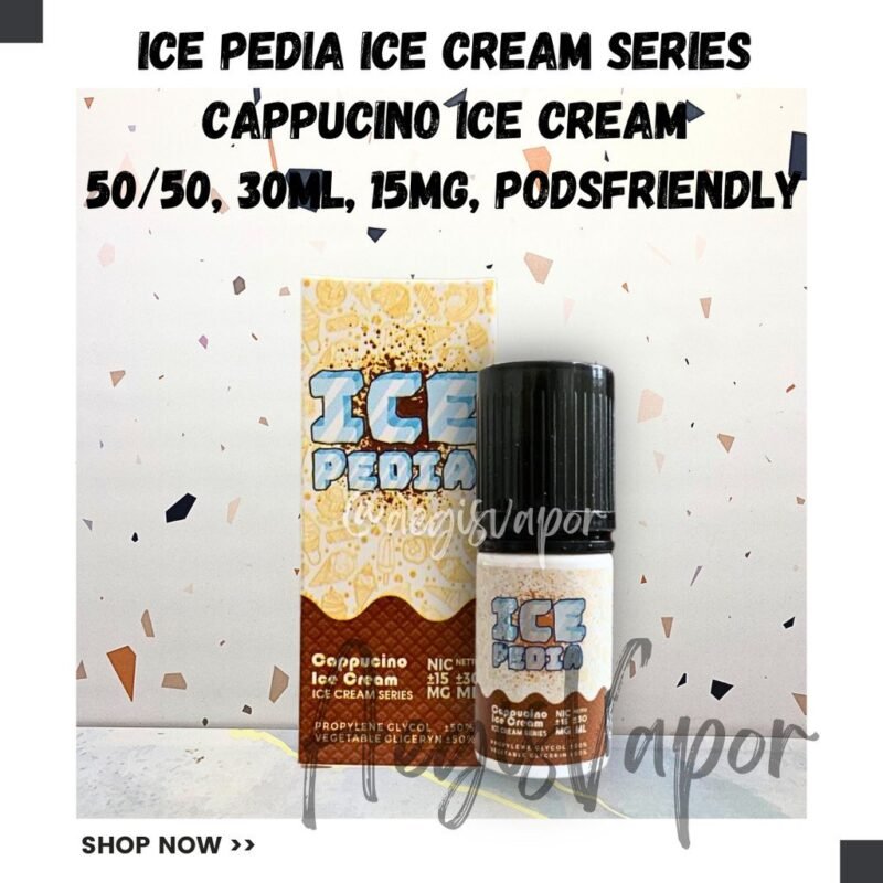 IcePedia Ice Cream Cappucino 30ml 15mg