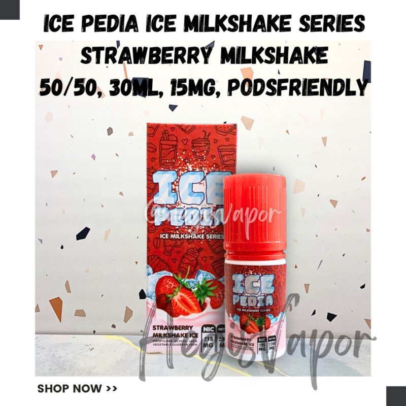 Ice Pedia Milkshake Strawberry 30ml 15mgrm