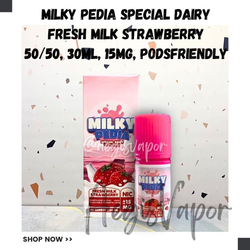 Milkypedia Fresh Milk Strawberry 30ml 15mg