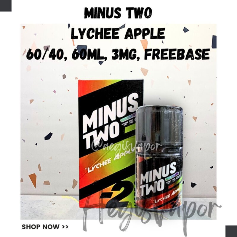 Minus Two V10 Lychee Apple 60ml Freebase