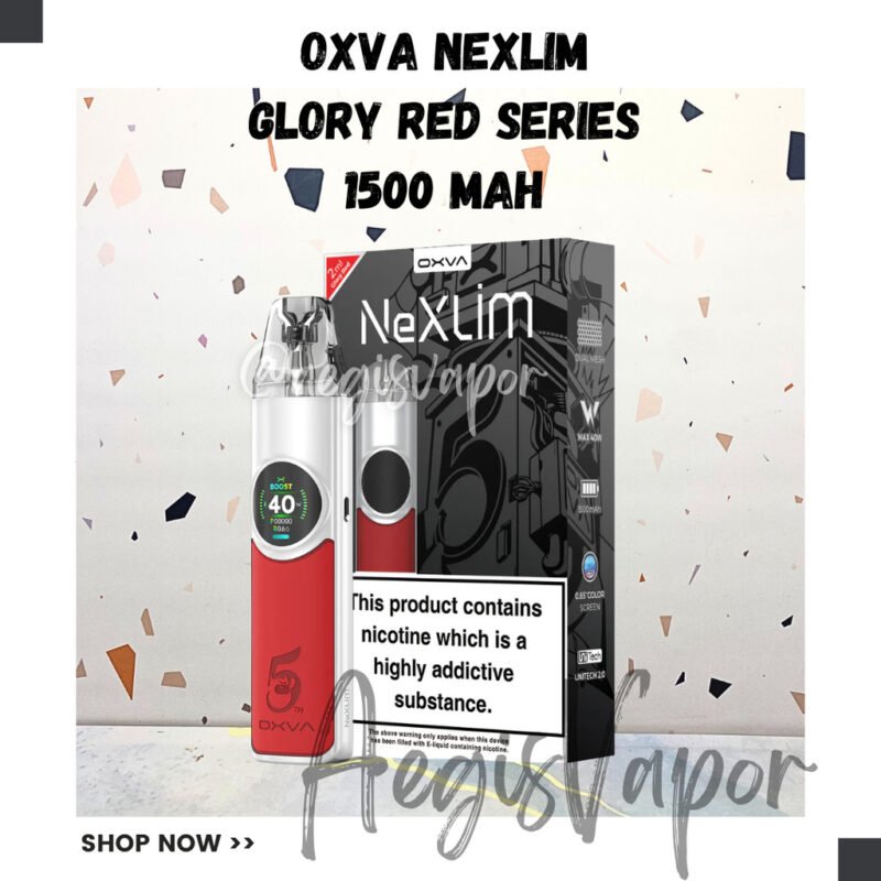 Oxva Nexlim Pod Kit Glory Red 1500Mah