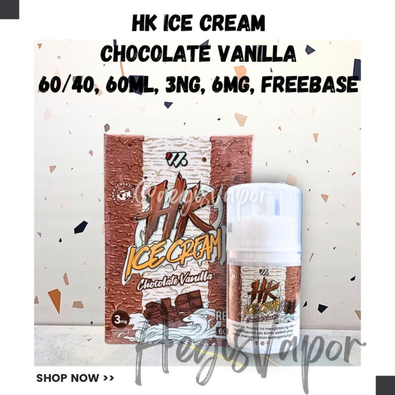 Happi Krunch Chocolate Vanilla Ice Cream 60ml