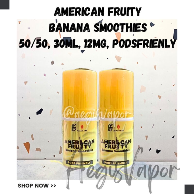 American Fruity Banana 30ml 12mg Pod Friendly