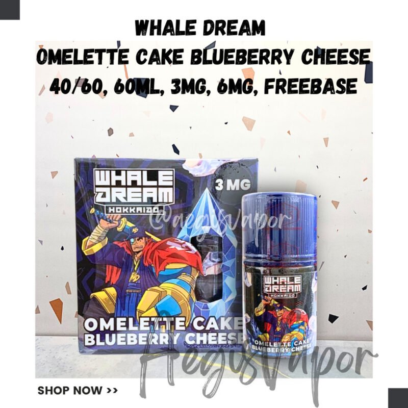 Whale Dream Omelette Cake Blueberry Cheese 60ml