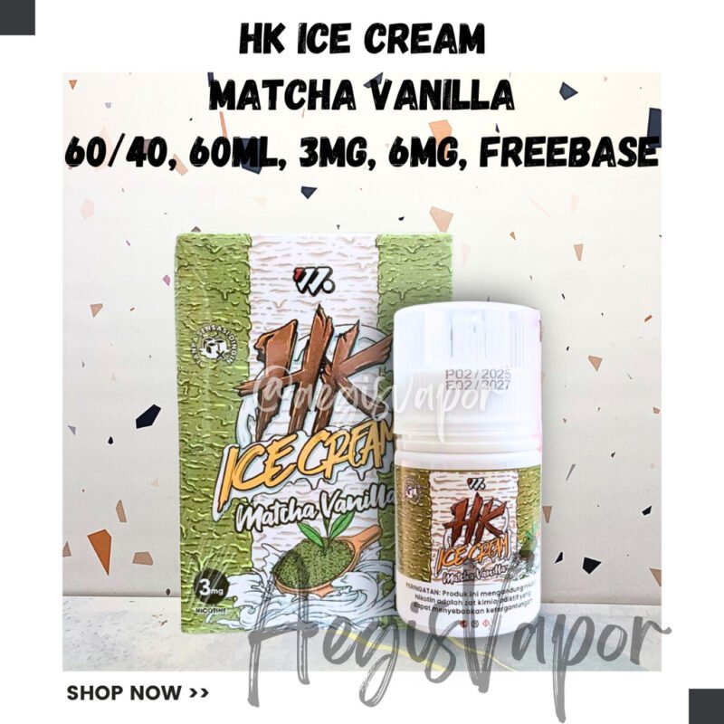 Happi Krunch Ice Cream Matcha Vanilla 60ml