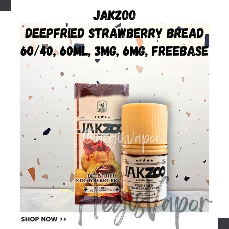 Jakzoo Deepfried Strawberry Bread 60ml