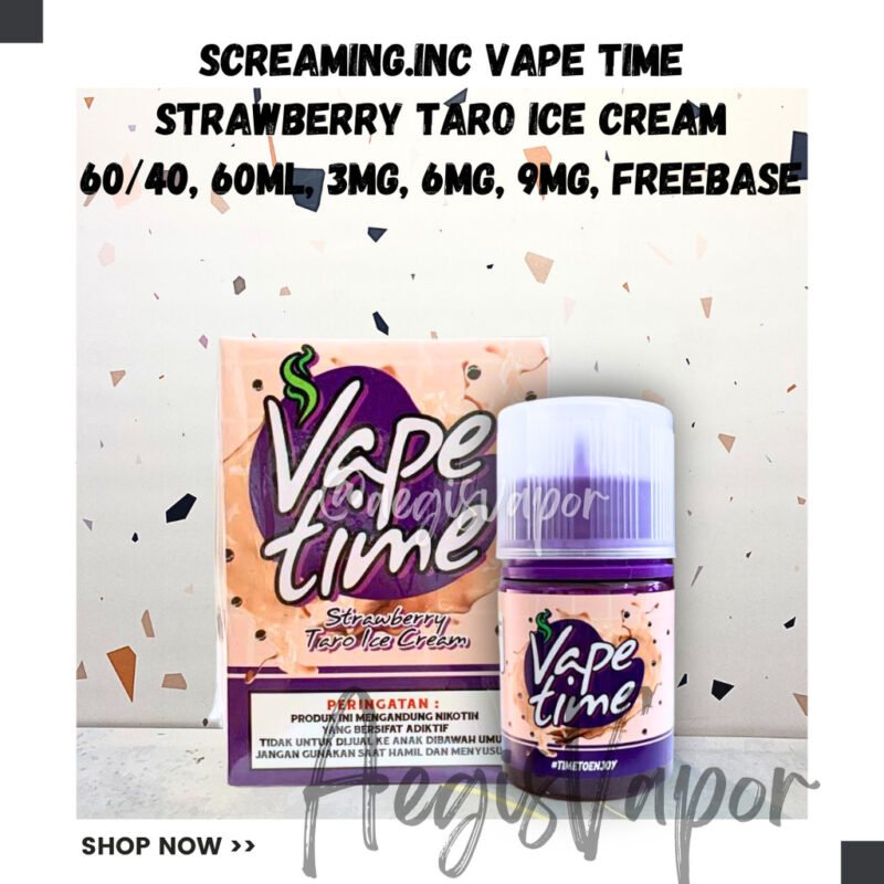 Screaming Artisan Vapetime Strawberry Taro 60ml Freebase