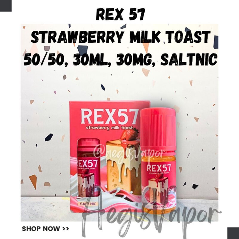 Rex57 Strawberry Milk Toast 30ml 30mg