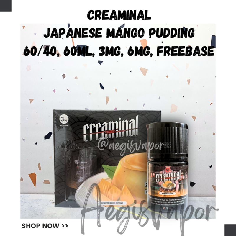 Creaminal Japanese Pudding Mango 60ml