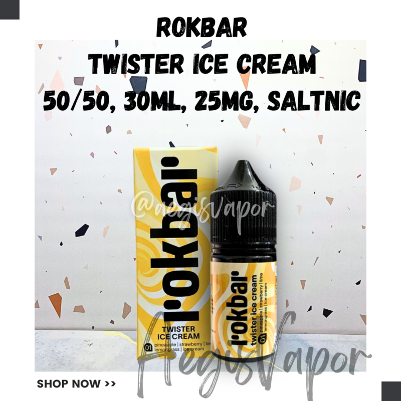 Rokbar Twister Ice Cream 30ml 25mg Saltnic