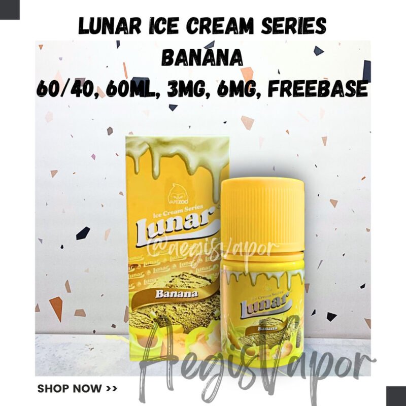 Lunar Ice Cream Banana 60ml Freebase