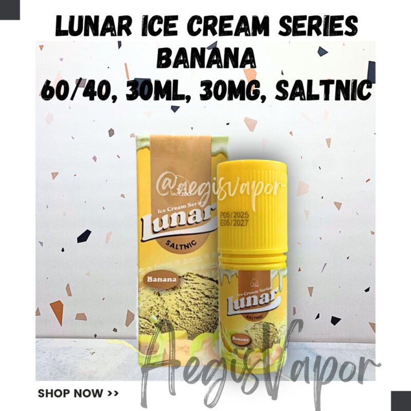 Lunar Ice Cream Banana Salt 30ml 30mg