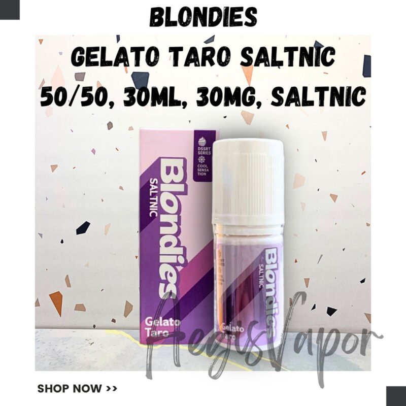 Blondies Gelato Taro 30ml 30mg Saltnic