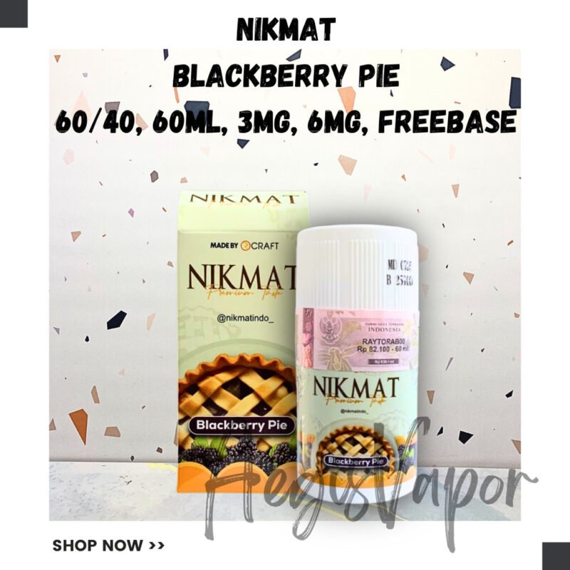 Nikmat Blackberry Pie 60ml Freebase