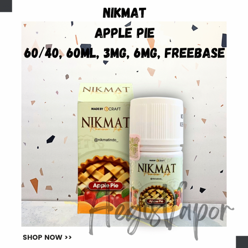 Nikmat Apple Pie 60ml Freebase