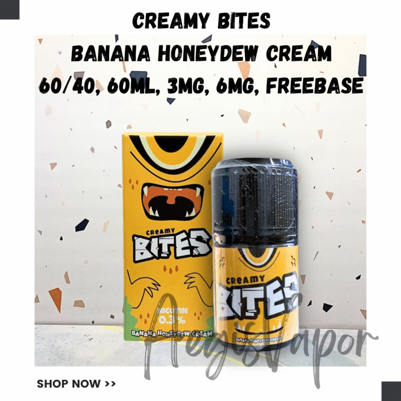 Creamy Bites Banana Honeydew 60ml Freebase