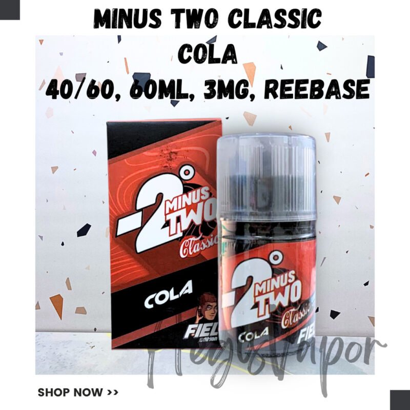 Minus Two Classic Cola 60ml Freebase
