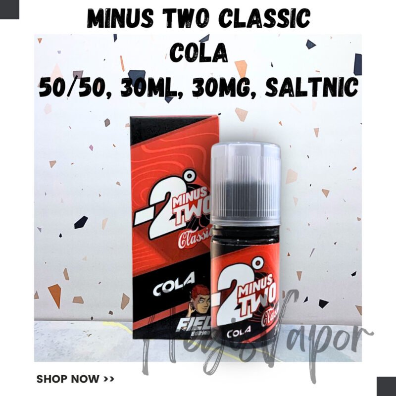 Minus Two Classic Cola 30ml 30mg Saltnic