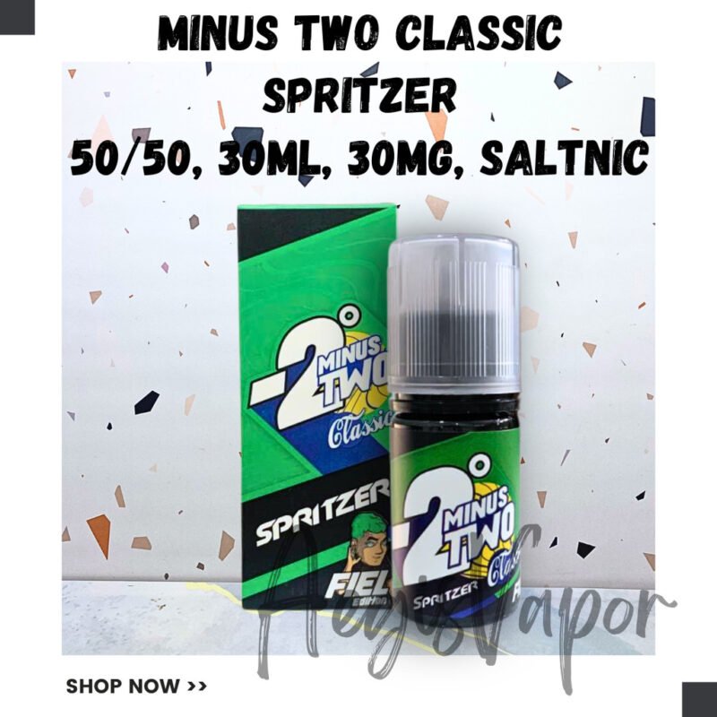 Minus Two Classic Spritzer 30ml 30mg Saltnic