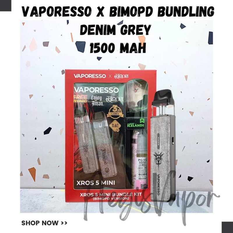 Vaporesso Xros 5 Mini Bundling Bimopd Denim