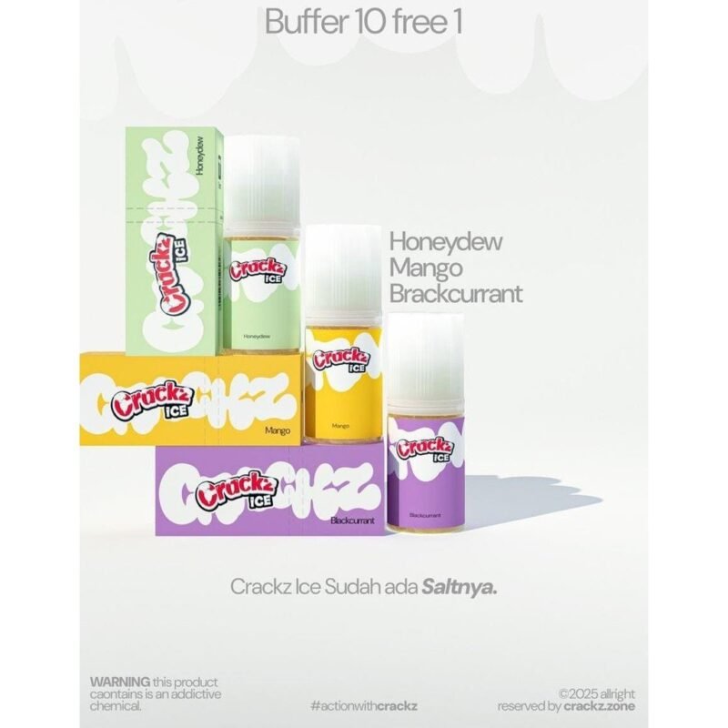 Crackz Fruity Series 30ml 30mg Saltnic