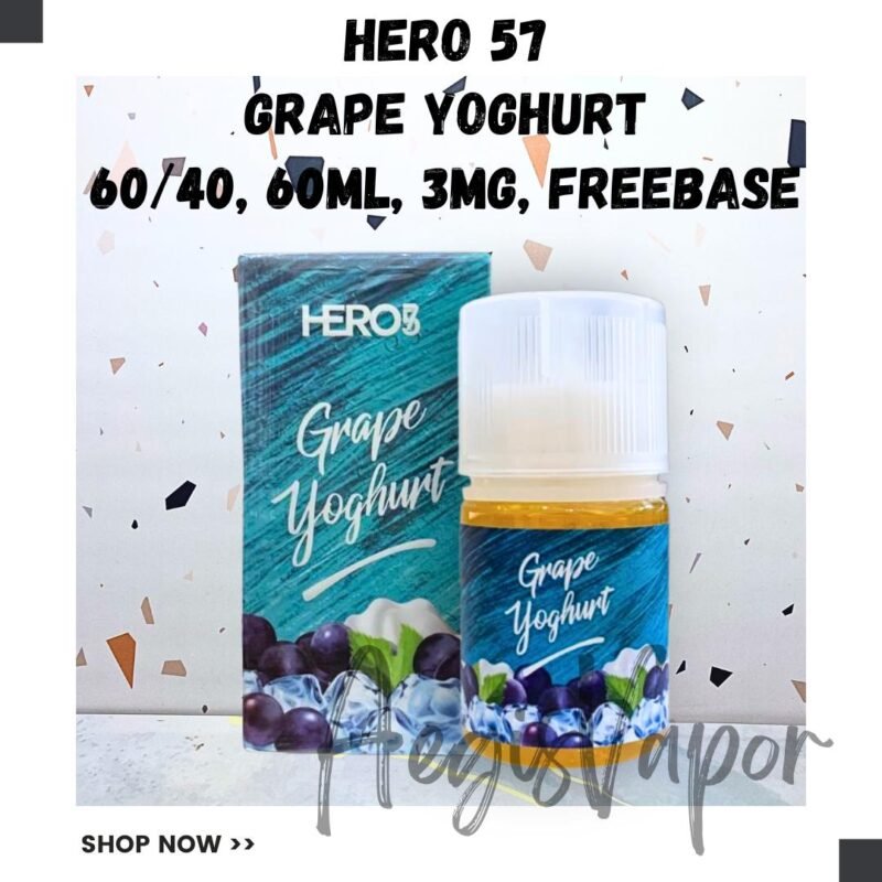 Hero57 Grape Yoghurt 60ml Freebase