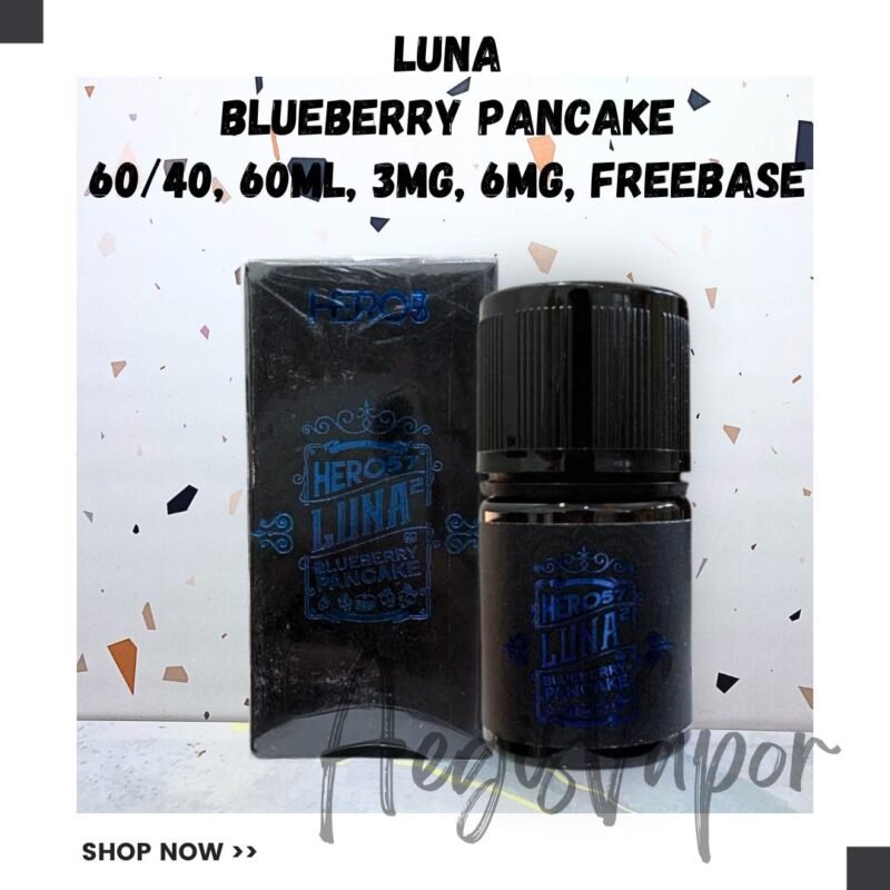 Hero57 Luna Blueberry Pancake 60ml Freebase