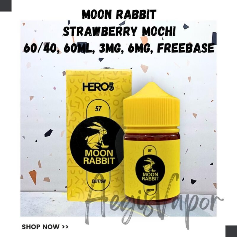 Hero57 Moon Rabbit Strawberry Mochi 60ml Freebase