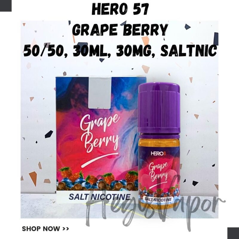 Hero57 Grape Berry Saltnic 30ml