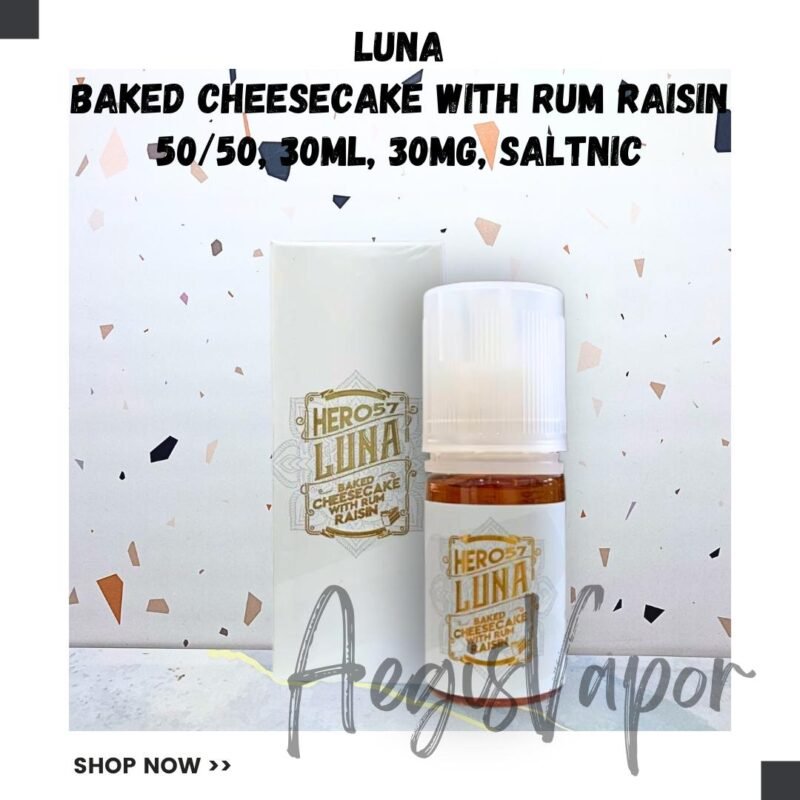 Luna V3 Baked Cheesecake Rum Raisin 30ml Saltnic