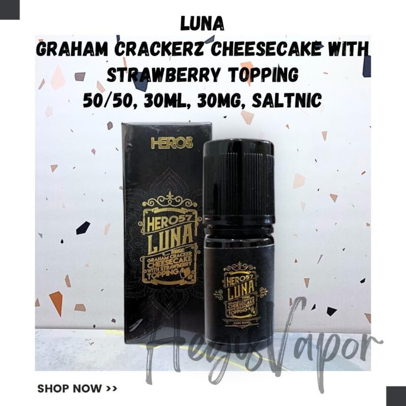 Hero57 Luna Graham Cheesecake Strawberry 30ml Saltnic