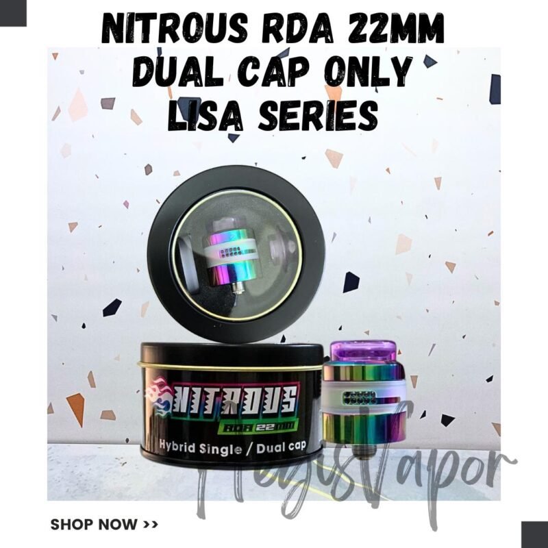 Nitrous RDA Lisa Series Dual Cap 22mm