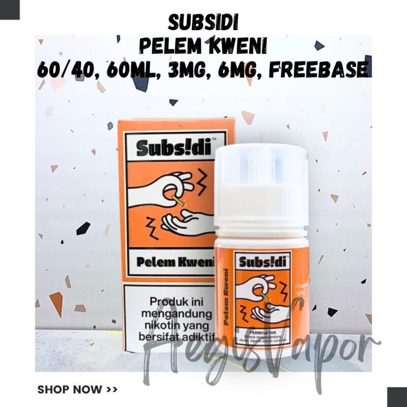 Subsidi Liquid Es Buah 60ml Freebase