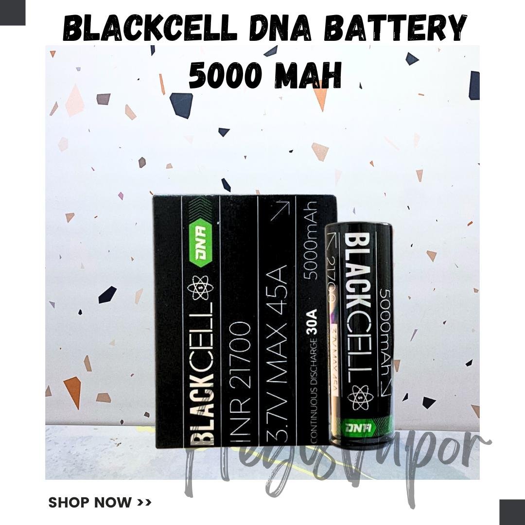 Blackcell Dna Battery INR 21700 45A 5000Mah Green Hulk