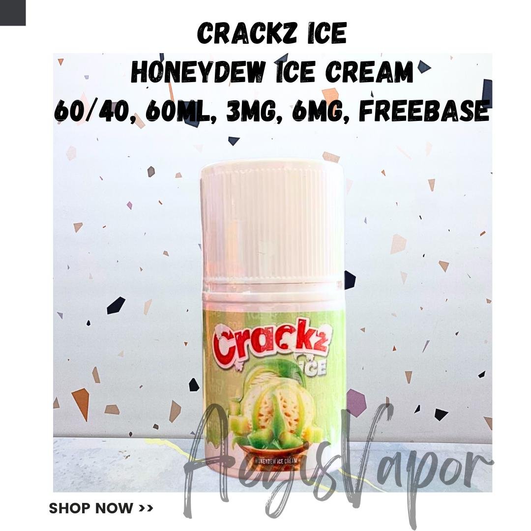 Crackz Ice Cream Honeydew 60ml Freebase