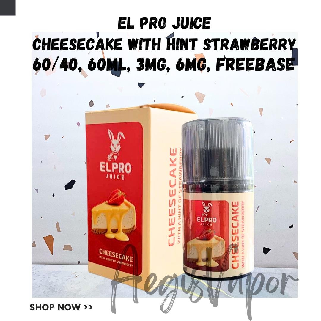 El Pro Strawberry Cheesecake 60ml Freebase