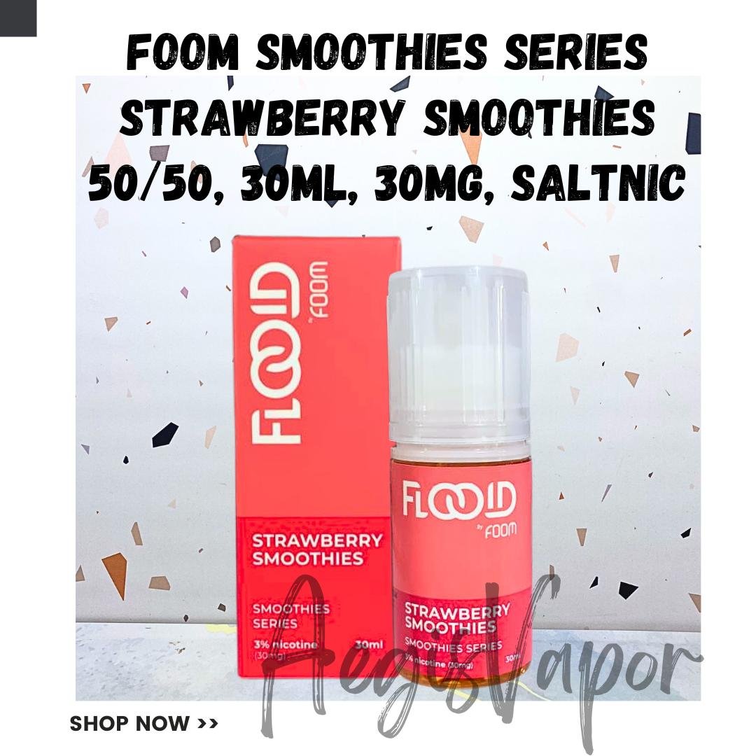 Foom Smoothies Strawberry Smoothies 30ml 30mg Saltnic