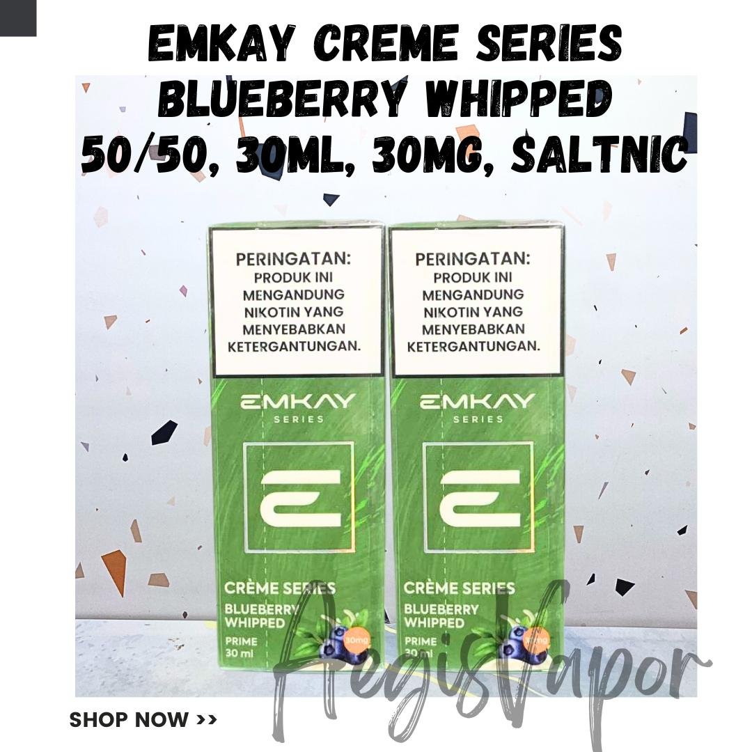 Emkay Creme Blueberry Whipped 30ml 30mg Saltnic