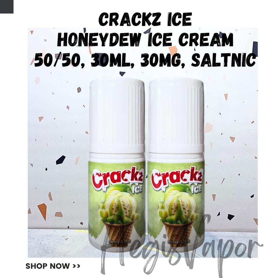 Crackz Honeydew Ice Cream 30ml 30mg Saltnic